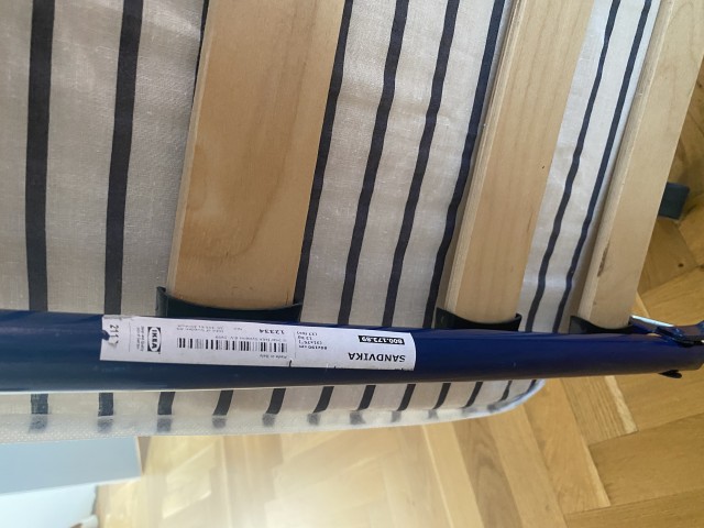 Zložljiva postelja za goste Ikea Sandvika - foto