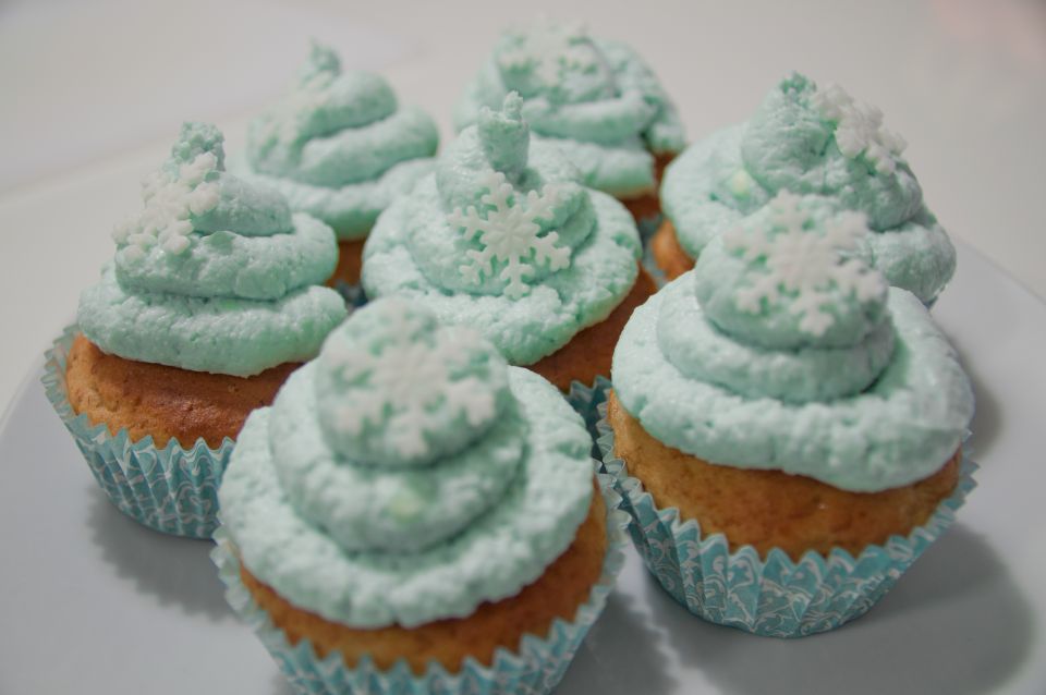 Zimski cupcakes