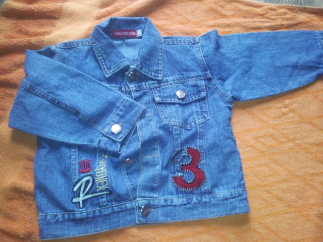 Jeans jaknica, številka 86, 1€