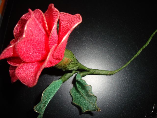 Rožice iz najlonk - foto