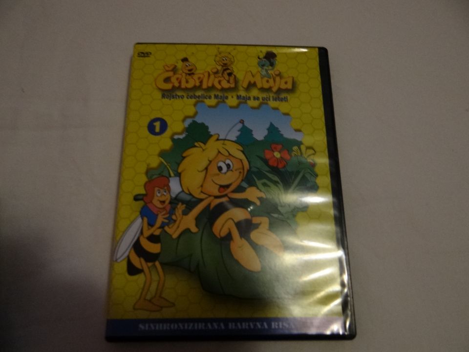 dvd čebelica maja 2€