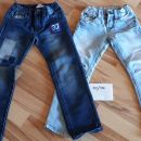 Hlače kavbojke jeans 110/116 10€ oboje