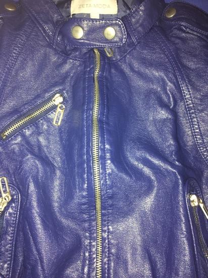 Usnjena jaknica kratka - Nova - foto povečava