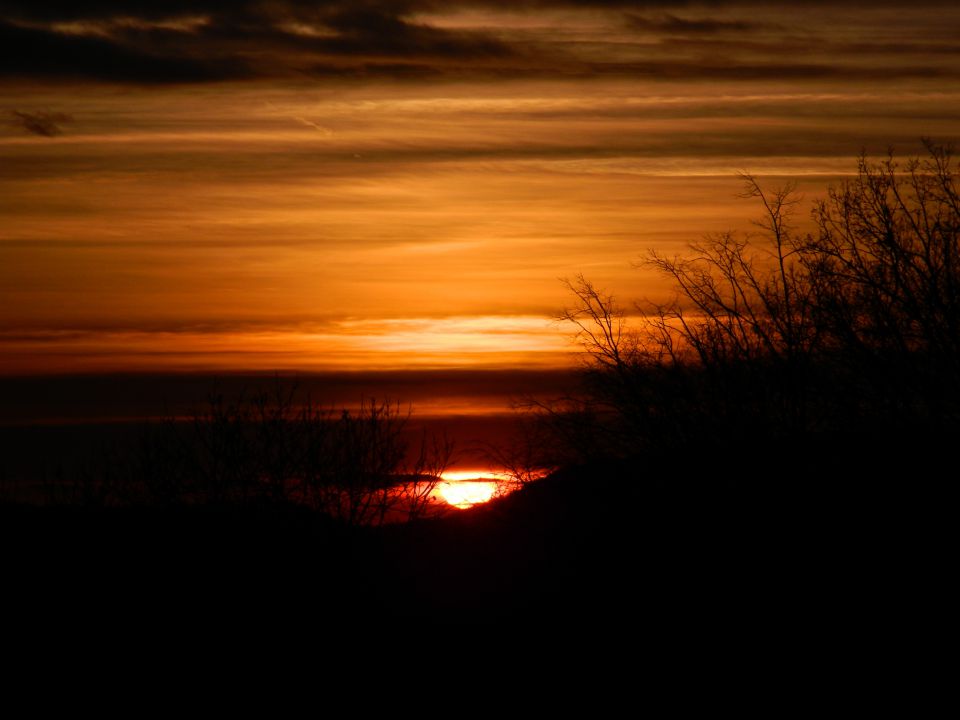 Sončni zahod - foto povečava