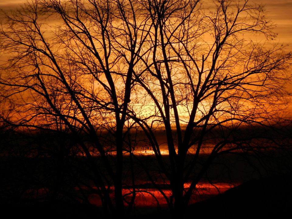 Sončni zahod - foto povečava