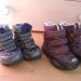 Zimski topli čevlji, zadaj 2x obuti št. 22, spredaj 23, zelo malo nošeni, cena 4€/par