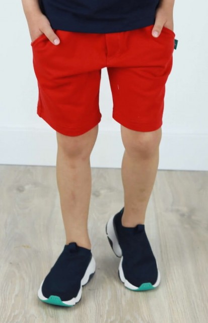 Otroške kratke hlače rdeče