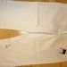 št. 2 - hlače bele bombaž, nove nenošene, cena 5 eur