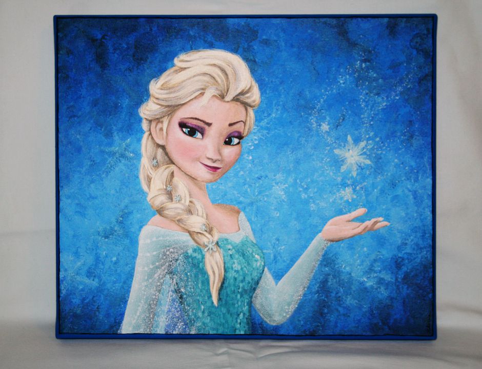Elsa- Frozen (ledeno kraljestvo); slika na platno