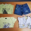 Majici in kratke hlače 146 - 152 = 4 eur komplet