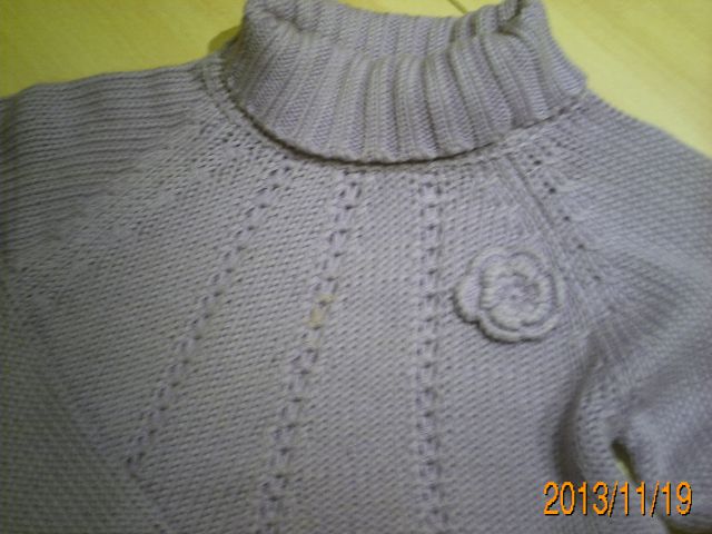 Pleten puloverček vel.110-116