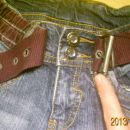 yeans hlače z pasom vel.140