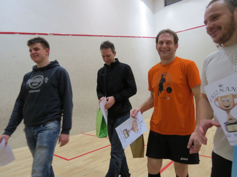 Squash klub Maribor, 2. turnir, 4.1.2014 - foto povečava