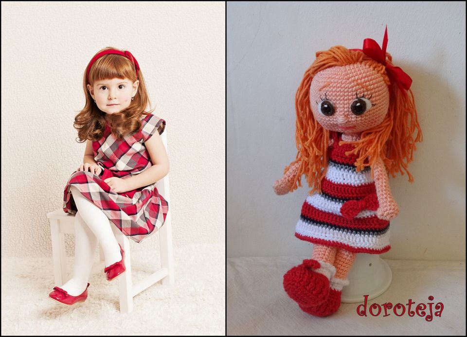 Lutka izdelana po podobi prave punčke