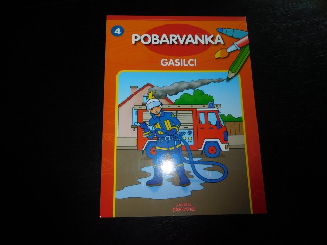 Pobarvanka gasilci - 1 eur