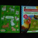 2x knjiga z nalepkami - 3 eur