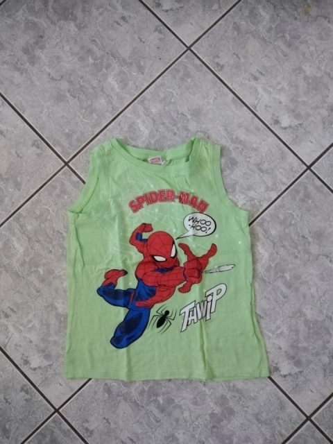 Majica brez rokavov 128 Spiderman - 1 eur