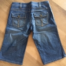 bermuda jeans hlače - zadaj