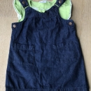 jeans oblekica, majica kratek rokav
