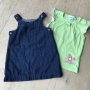 jeans oblekica 71, majica kratek rokav 74
