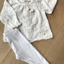 bela bluzica 6m in pajkice 6-9 m
