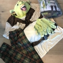 pustni kostum Shrek, L