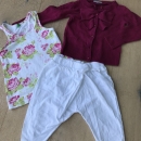 hlače Zara, top Benetton, jopica jbc