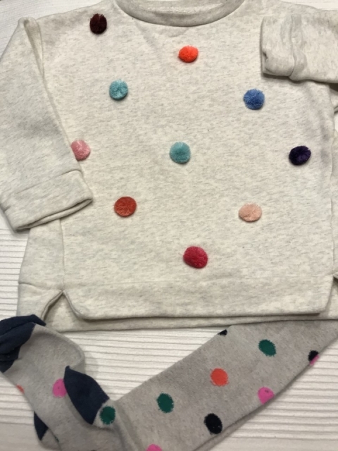 Puloverček Zara, žabice Mini Boden, 104