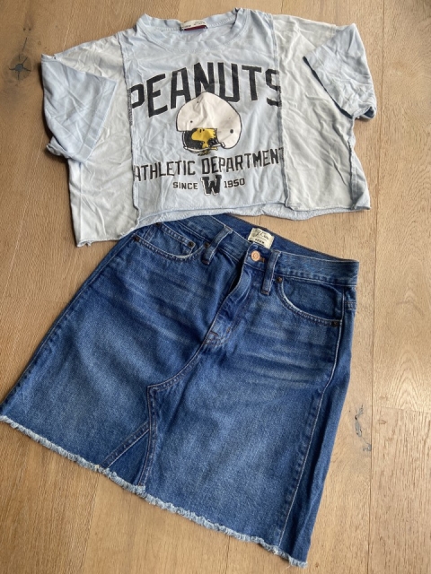 Jeans krilo, majica