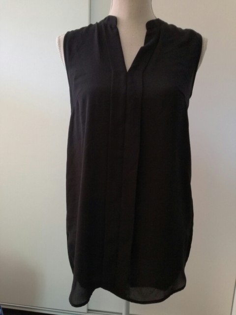 črna bluza brez rokavov, HM 34