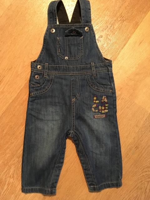 Jeans hlače z naramnicami, 12 m