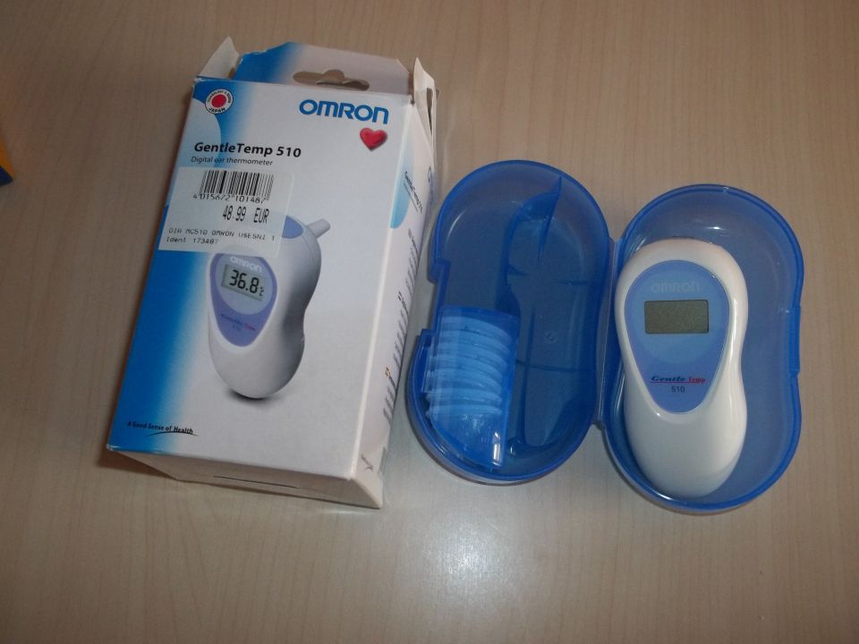Ušesni termometer Omron, 25 € (z vključeno poštnino)