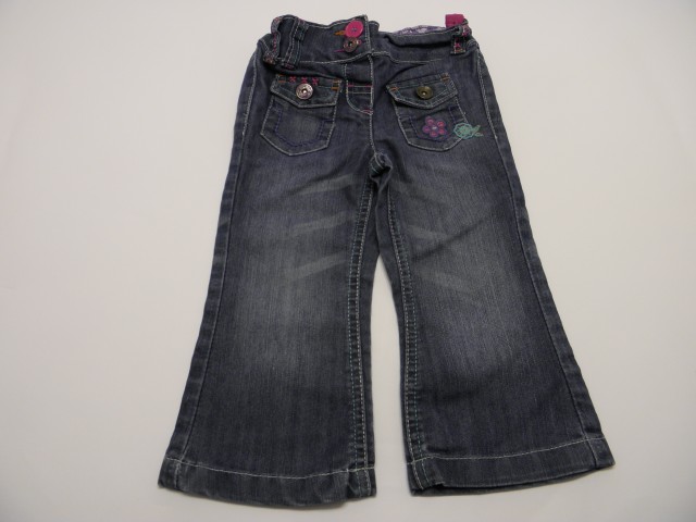 Kavbojke cherokee z regulacijo in vezeninami 18-24m,4,90E