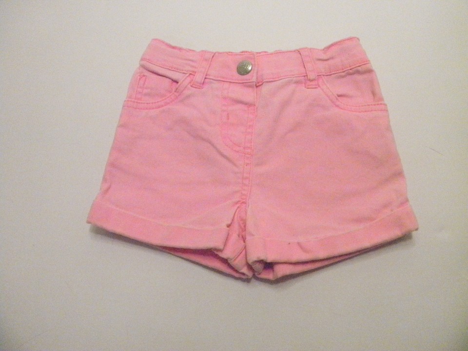 Kratke hlačke neon roza YD z regulacijo,3E