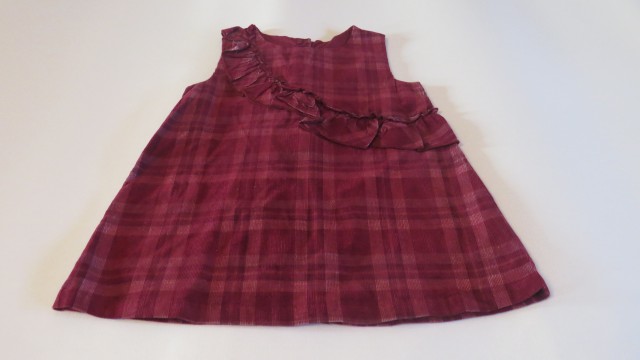 Tanjša žametna oblekica matalan 18-23m,3,90E