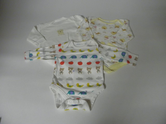 Komplet dolgih bodyjev 0-3m,4,90E