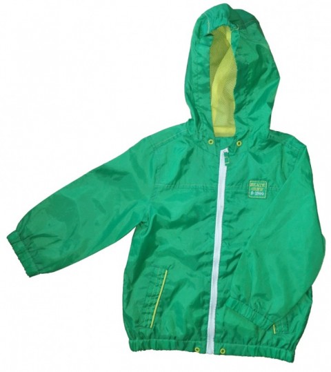 Zelena prehodna jakna-vetrovka s kapuco Nutmeg 3-4 leta,8,40E