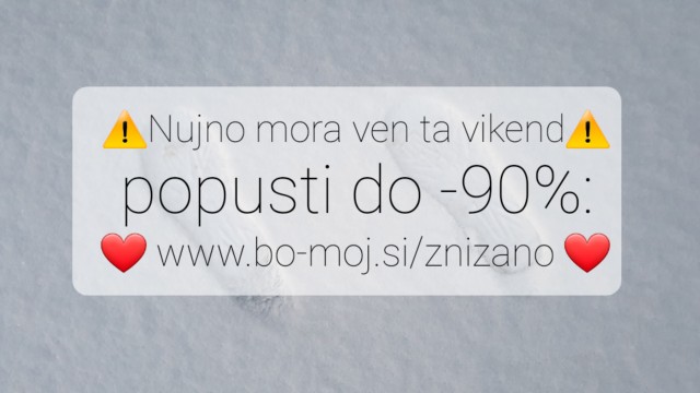 Www.bo-moj.si/znizano