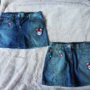 Benetton kratko jeans krilo ca 146 152