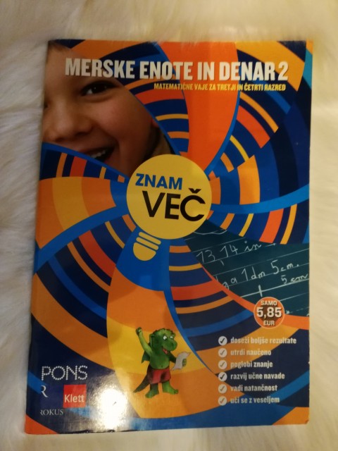 Merske enote in denar 2 - 3. in 4. r - Znam več