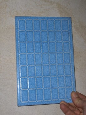 15 x 22,5 cm, modre barve, 26 paketov s ploscicami za 1,2 m2