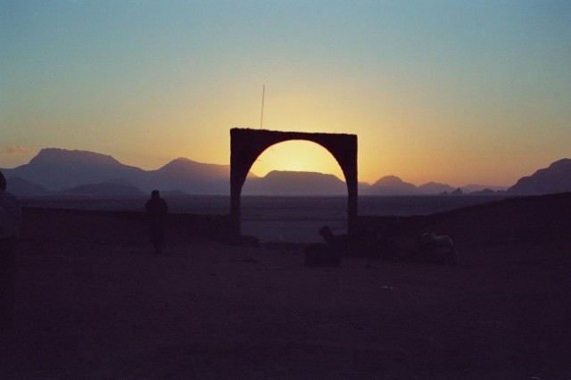 Soncni vzhod v Wadi Rumu