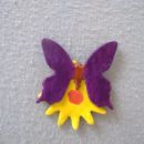 rožica z metuljčkom