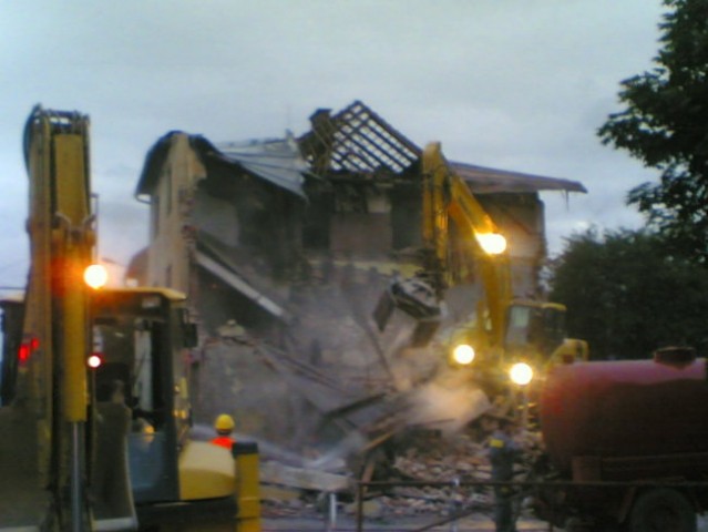 Rušenje Cirarjeve hiše Litija - foto
