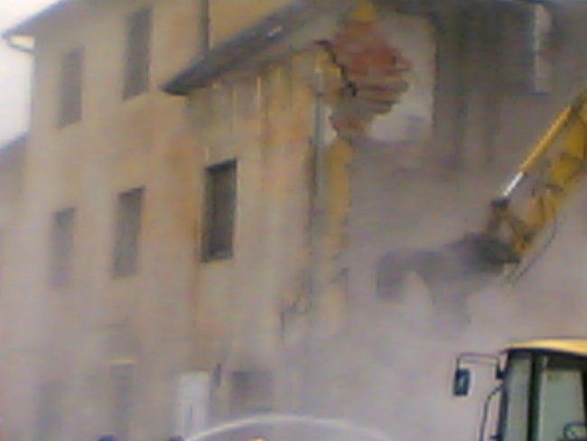 Rušenje Cirarjeve hiše Litija - foto povečava