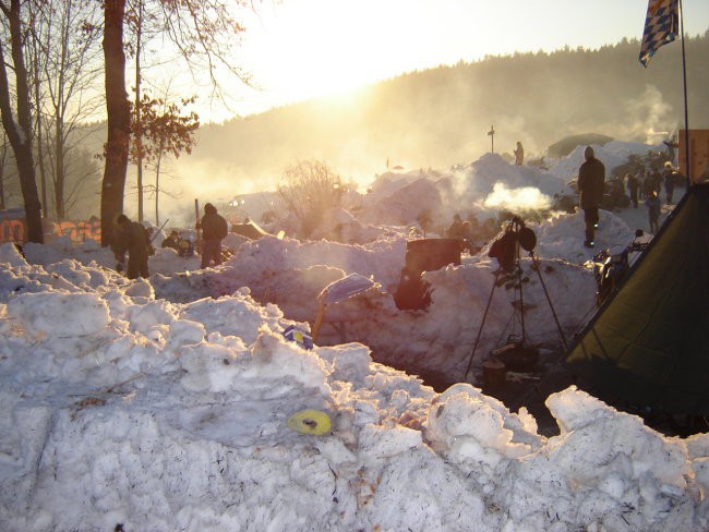 Prelepo jutro prav danes, ko odhajamo domov.