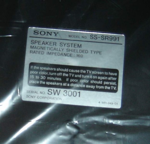Zvočniki GL.Stolp Sony MHC-991 AV Surround - foto