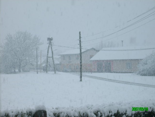 Sneg, 19.3.2007 - steiermark - foto