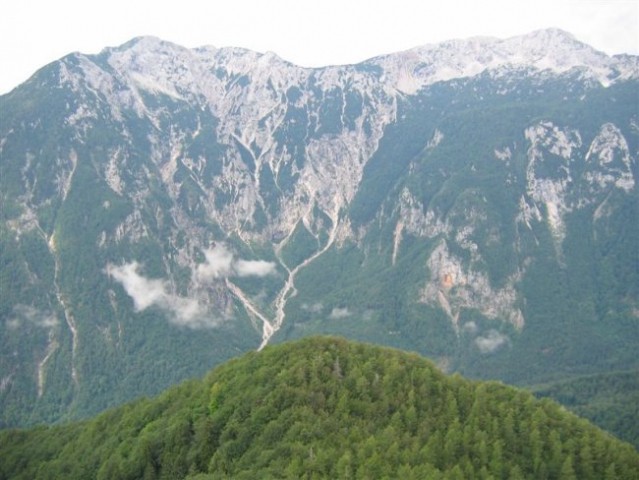 Mokrica, Kompotela, Vrh korena in Kalški greben