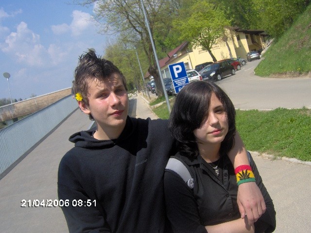 Johnny and Veky (just married) rofl